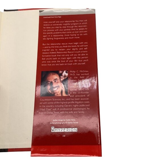 Relationship Rescue By Phillip C. McGraw Ph.D. 2000 Hardcover - Picture 8 of 15